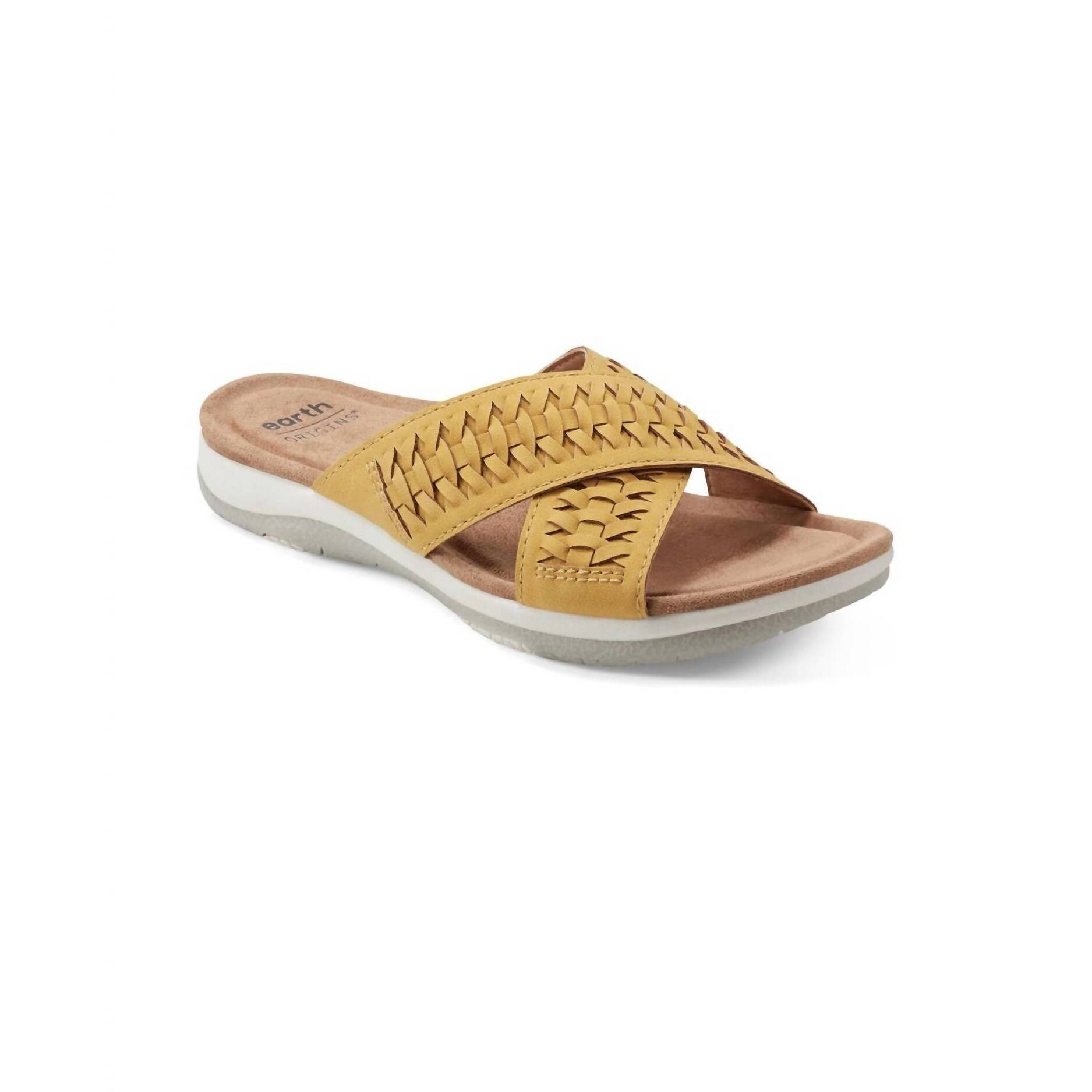 New Earth Women's Sue 3 Slide Sandals In Yellow